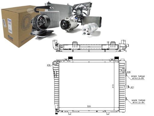 NIS62712A/RS7 - РАДІАТОР ДВИГУНА NISSENS NIS, 62712A