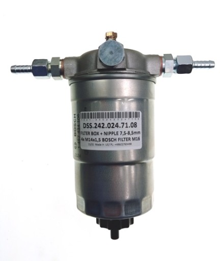 DSS242024F106.71.08 - Основание с фильтром BOSCH +входы для шлангов 7,5-8,5 мм