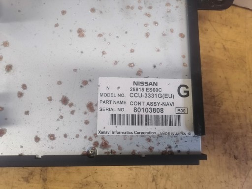player DVD PLYT navigation devices NISSAN MURANO Z50 03-08