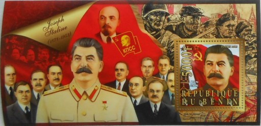 Józef Stalin II wojna Benin bl. #BEN15-36
