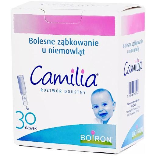 Camilia roztwór na bolesne ząbkowanie 30 ampułek