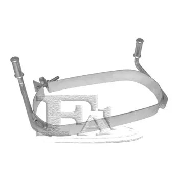 214-852 - ХОМУТ ГЛУШНИКА PEUGEOT 406 2,0 HDI (ХОМУТ)