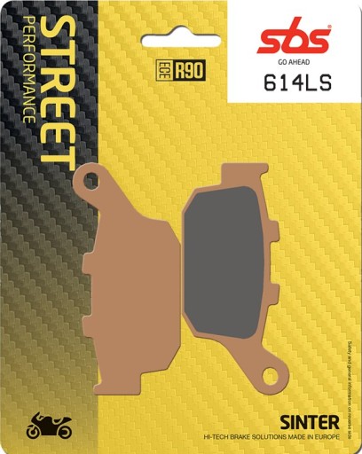 614LS - Тормозные колодки ham задние SBS Honda XL 600 Transalp 91-01