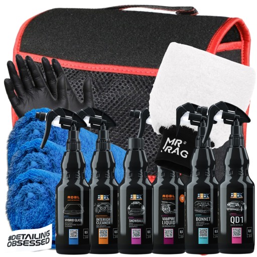 НАБОР АВТОКОСМЕТИКИ ADBL С СУМКОЙ + РУЧКА ДЛЯ МОЙКИ АВТОМОБИЛЯ