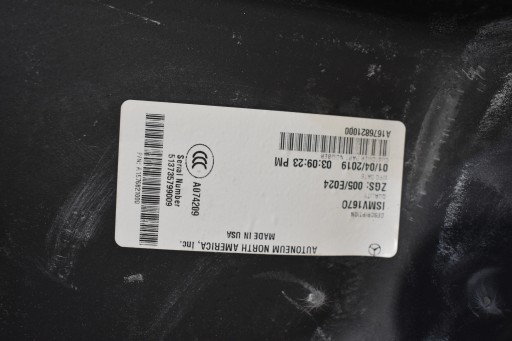 IDEALNE hangszigetelő NADKOLA hátsó jobb MERCEDES W167 1