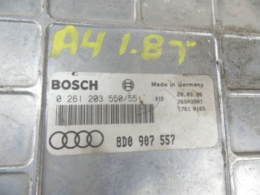 8D0907557 - Audi a4 s4 b5 8d 1996 контролер / блок управління