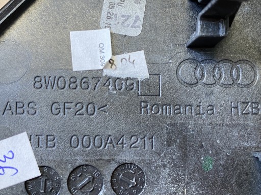 AUDI A4 8W B9 DEKOR door left front 8W0867409