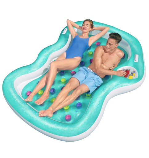Duży 2 Osobowy Materac Plażowy Dmuchany Wody Pływania Opalania Basenu 43045