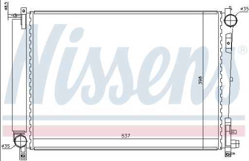 ХОЛОДИЛЬНИК VOYAGER 2.5 CRD 01-CADILLAC BLS 1.9 D 20