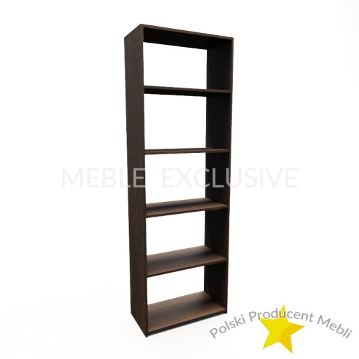 Книжкова шафа Meble Exclusive 60 х 30 х 180 см венге