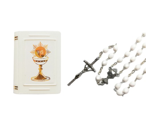 Скринька для причастя РОЗАРІЙ БІЛІ КРИСТАЛИ