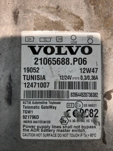 VOLVO Centralina modulo 21065688 21065688.P6