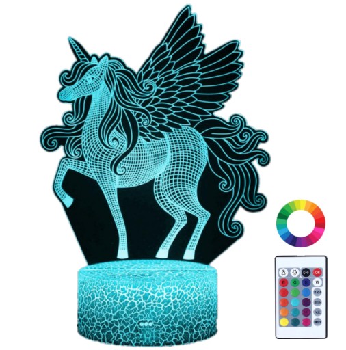 Нічник Plexido різнокольоровий