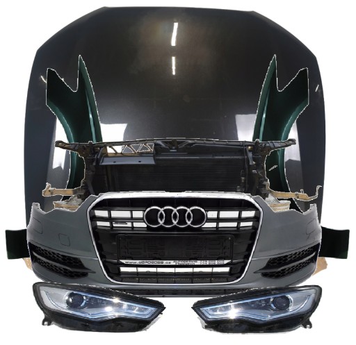 AUDI A6 S-LINE C7 4G КОМПЛЕКТ ПЕРЕДНЕГО КАПОТА КРЫЛО