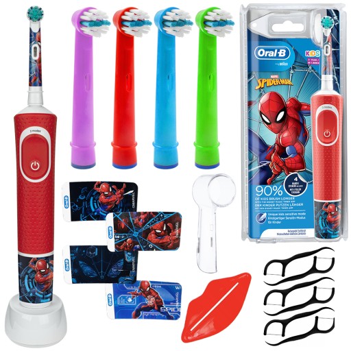 DETSKÁ ELEKTRICKÁ ZUBNÁ KEFKA ORAL-B VITALITY 100 SPIDERMAN + DOPLNKY