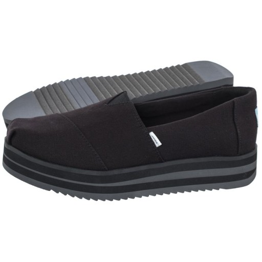 Topánky Espadryle Ženy Toms Alp Midform Čierne