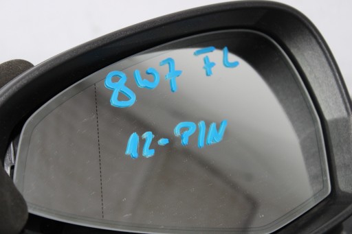 mirror left 12 vertical AUDI A5 CABRIO 8W 8W7 F5 LIFT