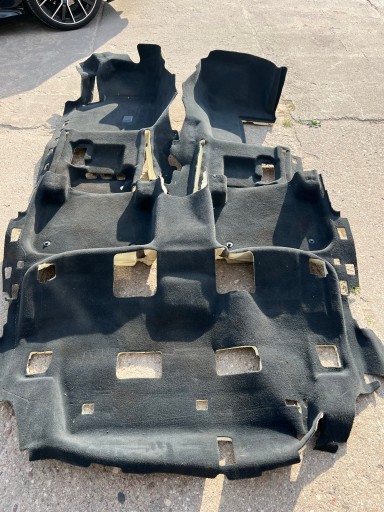 AUDI Q7 4M напольное покрытие интерьер ковер черный