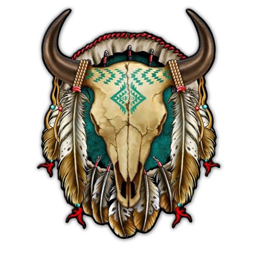 Вывеска 43x35, череп щит, США хит подарок