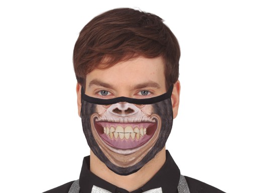 Смішна маска Усміхнена мавпочка Шимпанзе 5441