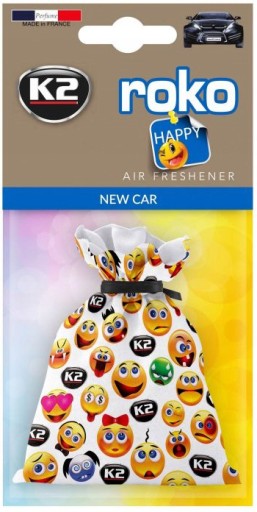 K2 Roko HAPPY - аромат освіжувач новий автомобіль 25 г
