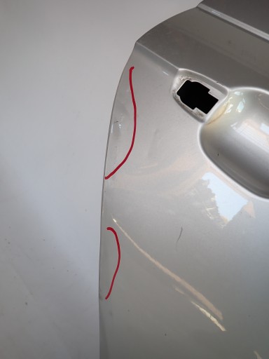 VW POLO 2G VI 17- door right rear part rear.