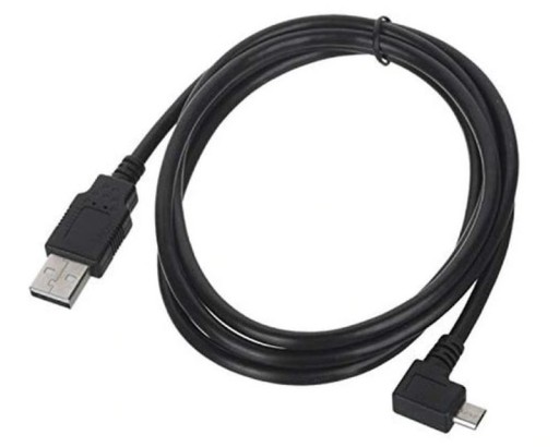 Przewód Kabel USB A - micro USB 5m kątowy boczny