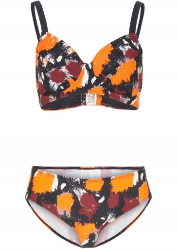 Bonprix uej KOMPLET BIKINI SO VZOROM 40/80E