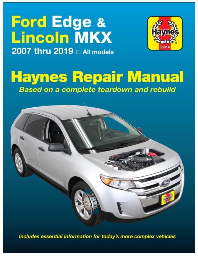 Ford Edge Lincoln MKX 2007-2019 керівництво Haynes