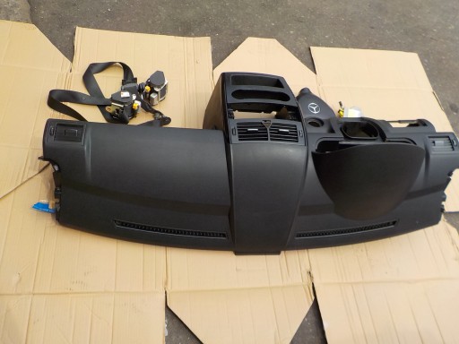 console airbag tension belts komplet mercedes w169 lift 2010r
