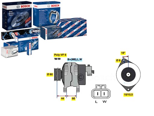 BOS0 986 - Генератор bosch lr1100503 a d f