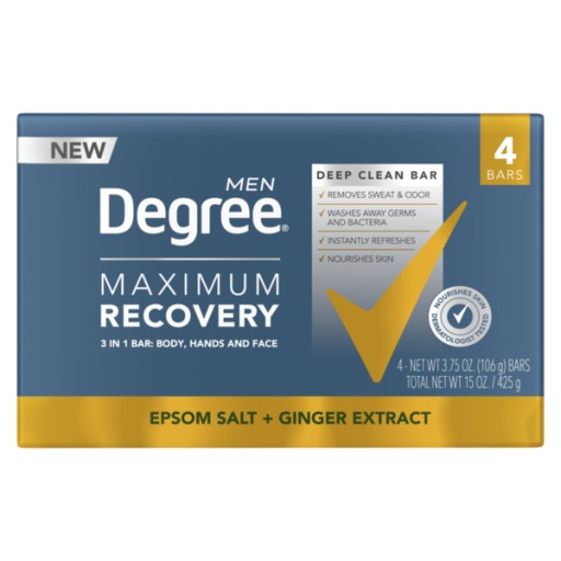 Degree Maximum Recovery Ginger Extract 4 x 106 g