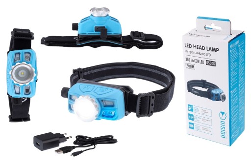 5W СВІТЛОДІОДНИЙ НАЛОБНИЙ ЛІХТАР + ДАТЧИК РУХУ