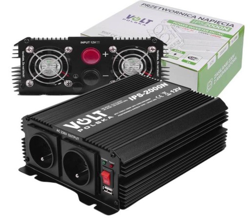 ПЕРЕТВОРЮВАЧ НАПРУГИ IPS 2000N 12V 230V 2000W USB