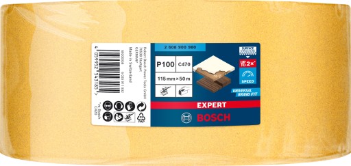 Bosch рулоны наждачной бумаги EXPERT C470 115 мм, 50 м, G 100