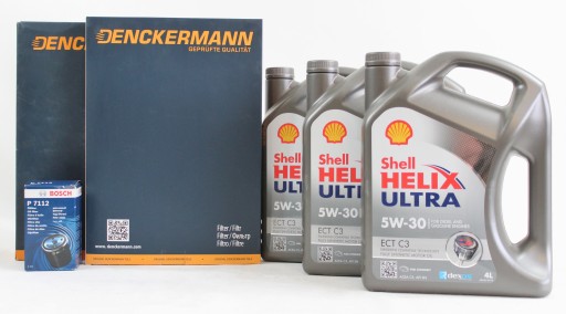 ФІЛЬТРИ + МАСЛО SHELL 5W30 MERCEDES SPRINTER 313CDI