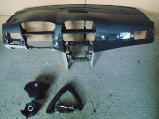 DASHBOARD CONSOLE AIRBAGS BMW 5 E60 LIFT 2008 ROK.