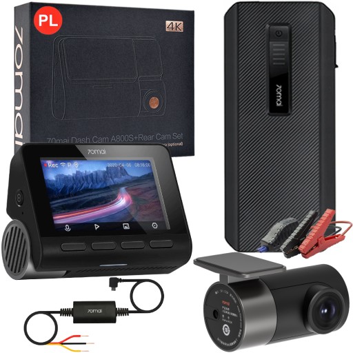 Камера 70mai A800S + RC06 + PARKING2 + JUMP STARTER