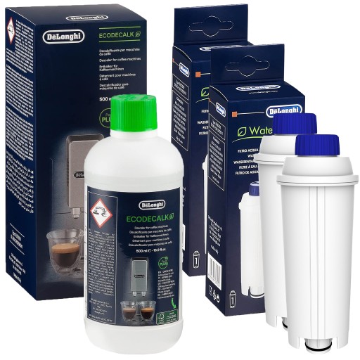 Súprava do kávovaru DELONGHI ODVÁPŇOVAČ 500ml ECODECALK 2x FILTER DLSC002