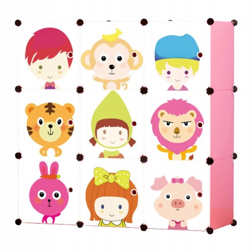 Шафа Rexo 111 х 111 х 37 см різнокольоровий