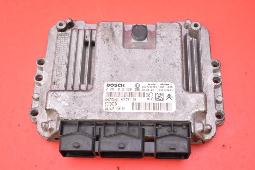 control unit computer of the engine 9663475880 PEUGEOT 207 1 and 1.4 HDI 68 KM 06-09