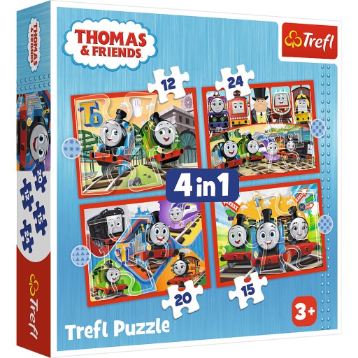 Пазл Trefl 4в1 Cool Thomas 71 ел.