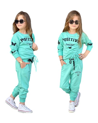 Дитячий спортивний костюм Bambam 122 розмір зелений