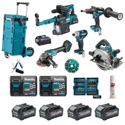 MAKITA полный комбинированный набор профессиональный 5PC 40V XGT