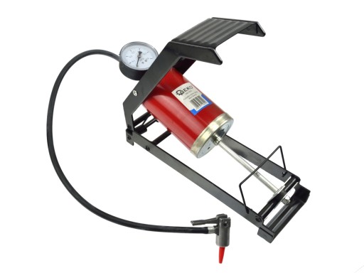 НАСОС АВТОМОБІЛЬНИЙ НОЖНИЙ ВЕЛОСИПЕДНИЙ, 1-ПОРШНЄВИЙ, 0,6МПА