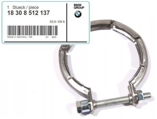 BMW-18308512137-OE - новий хомут V пряжка турбіна DPF MiNi R57