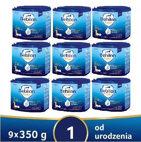 9× Bebilon Milk 350 г 0 - 6 місяців 1 шт.