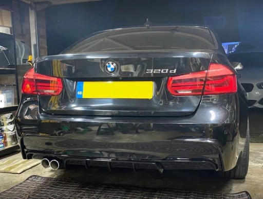 KAMEX-F30 F31 - Диффузор спойлер юбка BMW F30 двигатель 2.0 - 3.0