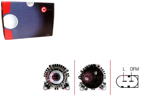 CASCAL10255AS(iMOTO) - Генератор casco 070903024a 070903024f ai90033 cg + комплект водителя №37