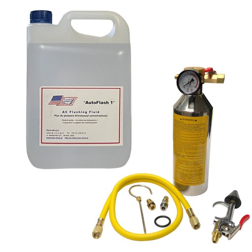 КОМПЛЕКТ ПРОМИВКИ СИСТЕМИ КОНДИЦІОНУВАННЯ + РІДИНА 5Л